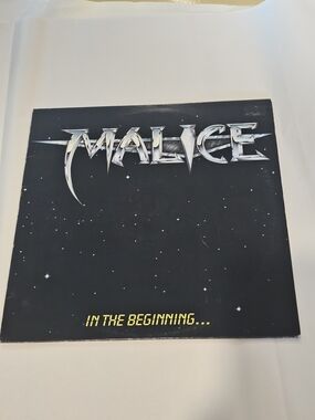 Malice "In The Beginning..." Vinyl Album - Black Cover with Silver Logo